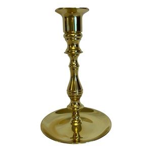 Baldwin Brass Shiny Polished Brass 6.5” Candlestick Candle Holder